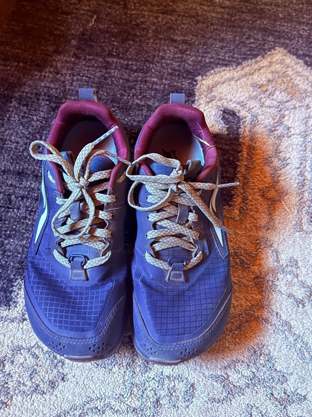 Altra Women's Blue and Maroon Trail Running Shoes